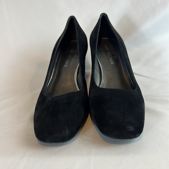 Stuart Weitzman Size 11 Black suede heel. - Picture 4 of 11